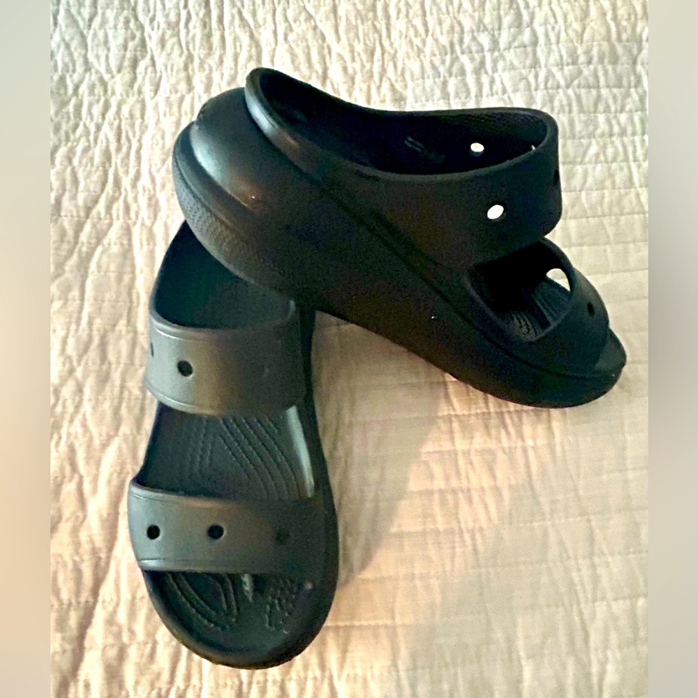 Black Slide Sandals